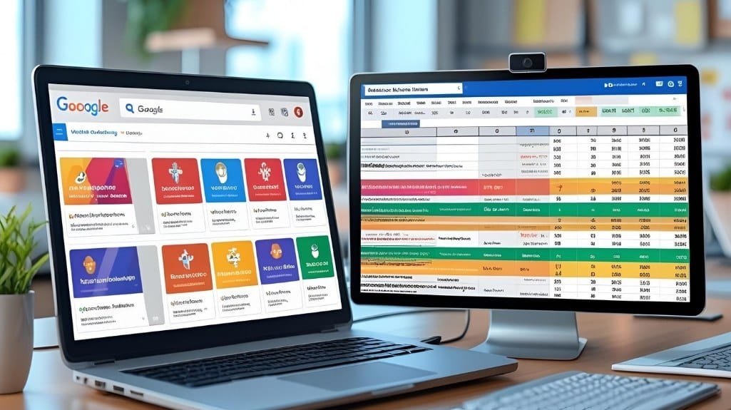Google Ads display with medical campaigns and keyword planning Excel sheet